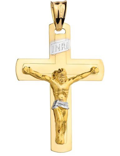  Złoty Krzyżyk pr 585  Grawer Gratis