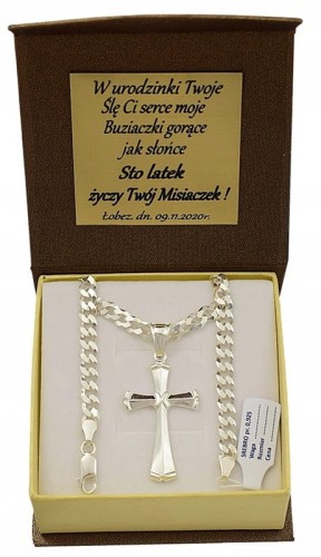 Lancuszek-Meski-Srebrny-Pancerka-5-00-mm-z-Krzyzykiem-pr-925-Grawer-Gratis-Splot-Pancerka.jpg