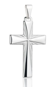Srebrny Krzyżyk z Promieniami  pr 925 