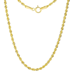 Złoty Łańcuszek Damski Kordel 2,00 mm Szeroki pr 585 
