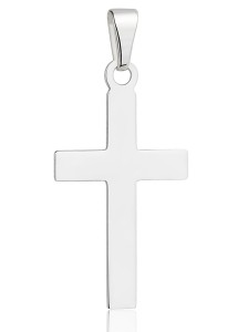 Srebrny Krzyżyk Gładki  pr 925   