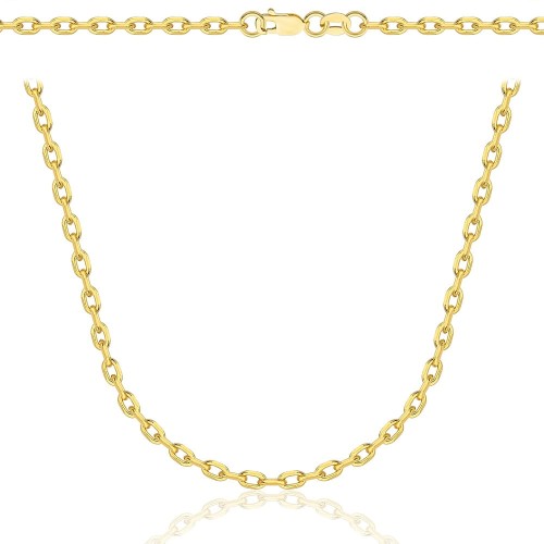 Złoty Łańcuszek Ankier Diamentowany 2,60 mm pr 585 