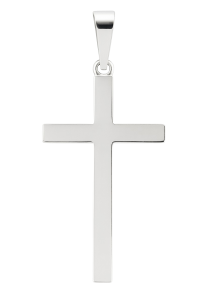 Srebrny Duży Krzyżyk Gładki  pr 925 