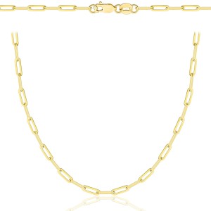Złoty Łańcuszek Ankier Pełny 2,10 mm Damski pr 585 