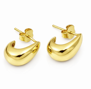 Kolczyki Srebrne pr 925 Pozłacane