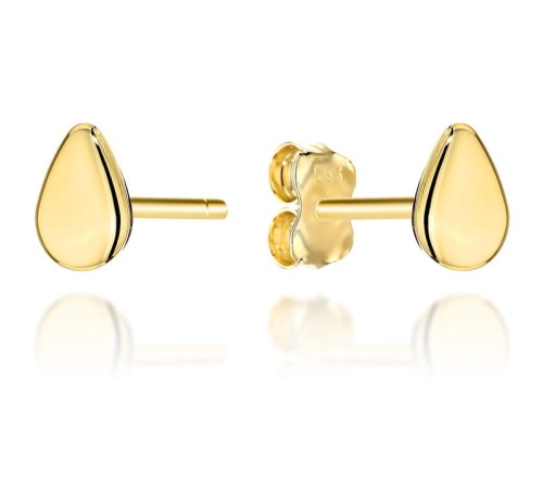 Kolczyki Złote Łezki Kropelki pr 585