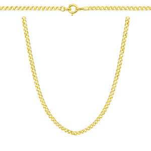 Srebrny Pozłacany Łańcuszek Pancerka 2,00 mm Pełna pr  925 Grawer Gratis