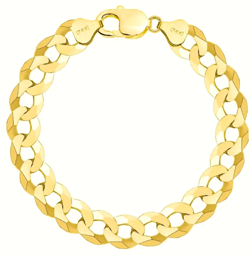 Srebrna Bransoletka Pancerka 11,00 mm Pozłacana pr 925 Grawer Gratis