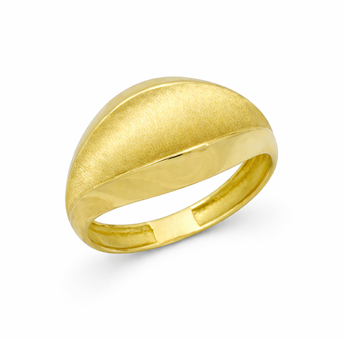 Złoty Pierścionek Satynowy  roz. 14  pr 585  