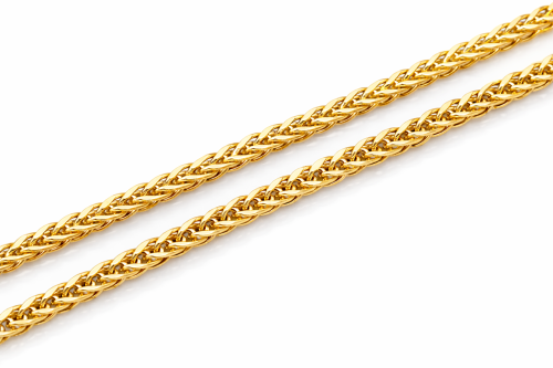 Złoty Łańcuszek Lisi Ogon 3,00 mm Gruby pr 585 