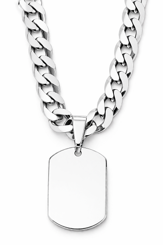 Srebrna naszyjnik z zawieszką dog-tag.png