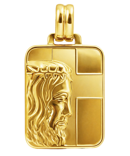 Złoty Medalik z Wizerunkiem Chrystusa  próba 585