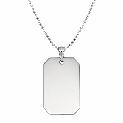 Srebrny Łańcuszek Kulkowy 3,10 mm  z Nieśmiertelnikiem pr 925 Grawer Gratis  