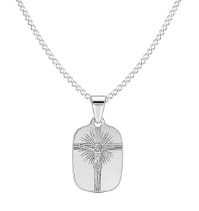 Łańcuszek Srebrny Pancerka 2,30 mm z Medalikiem  pr 925