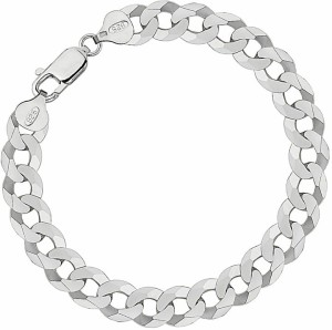 Srebrna Bransoletka Męska Pancerka 8,50 mm pr 925