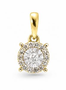 Zawieszka Złota Diamentami pr. 585 