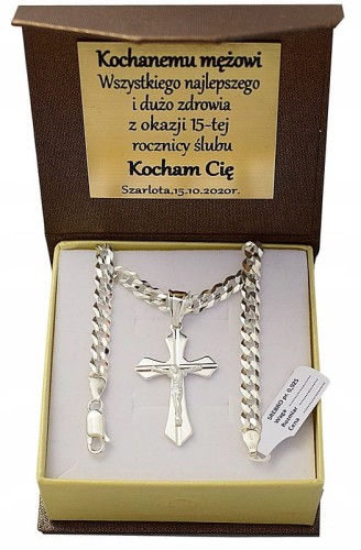 Lancuszek-Srebrny-Meski-Pancerka-5-00-mm-z-Krzyzykiem-pr-925-Grawer-Gratis-Dlugosc-calkowita-50-cm.jpg