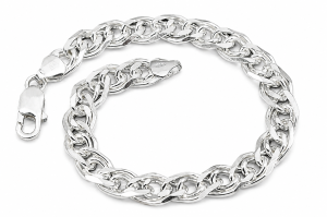 Srebrna Bransoletka Nonna Monaliza 7,50 mm pr 925 Grawer Gratis