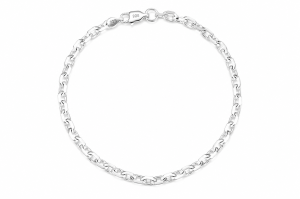 Srebrna Bransoletka Męska Ankier 3,20 mm  pr 925 Grawer Gratis