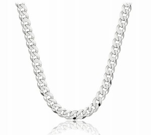 Srebrny Łańcuszek Męski Pancerka 5,00 mm pr 925 