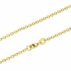 Złoty Łańcuszek Rolo 1,80 mm Pełny Diamentowany pr 585 