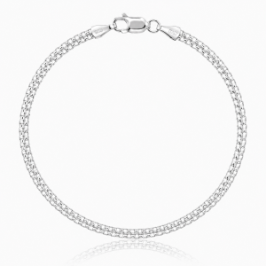 Bransoletka Srebrna Bismark 4,50 mm pr 925 Grawer Gratis