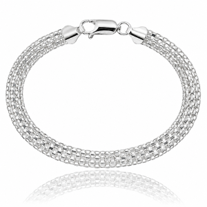 Bransoletka Srebrna Bismark 6,00 mm  pr 925 Grawer Gratis