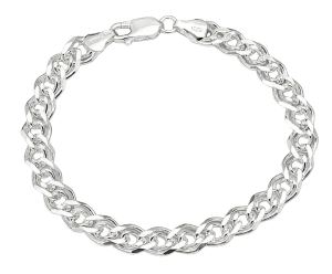 Srebrna Bransoletka Nonna Monaliza 7,50 mm pr 925 Grawer Gratis