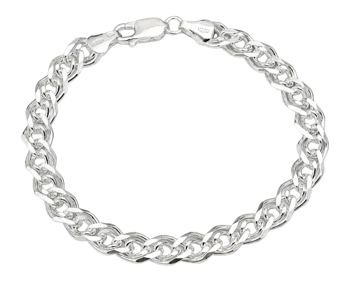 Srebrna Bransoletka Nonna Monaliza 7,50 mm pr 925 Grawer Gratis