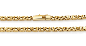 Łańcuszek Złoty Męski Splot Królewski 3,50 mm pr 585  