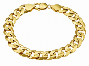 Bransoletka Złota Męska Pancerka 9,30 mm pr 585 Grawer Gratis 