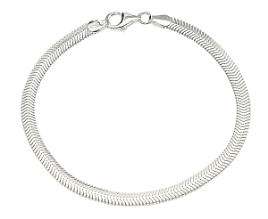  Bransoletka Srebrna Wąż 4,50 mm pr  925 Grawer Gratis