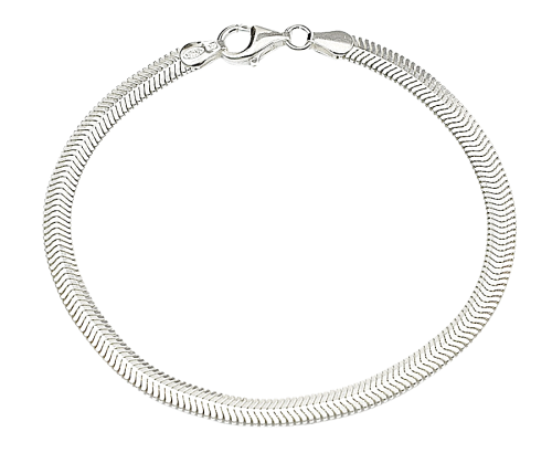  Bransoletka Srebrna Wąż 4,50 mm pr  925 Grawer Gratis