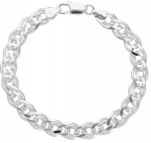 Srebrna Bransoletka Nonna Monaliza 9,00 mm pr 925 Grawer Gratis 