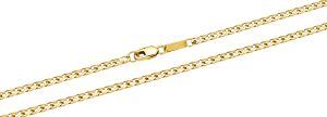 Złoty Łańcuszek Męski Pancerka 2,20 mm pr 585 Grawer Gratis 